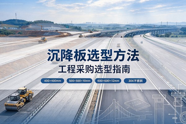 芦溪沉降板选择方法