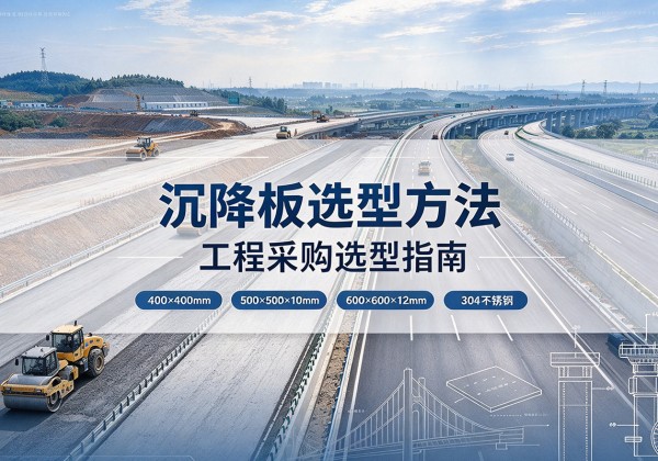 芦溪沉降板选择方法